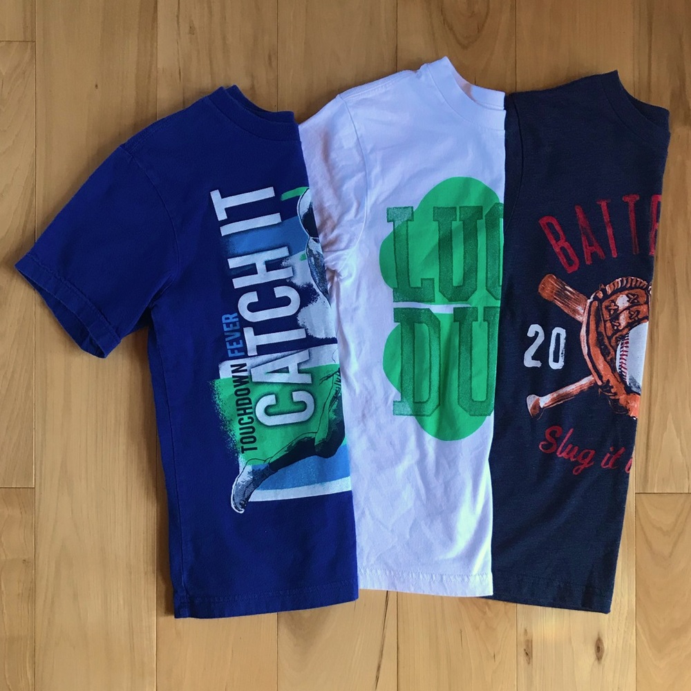 Bundle!! 3 The Children’s Place boys tees M (7/8)